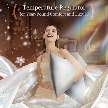 Powsure Mulberry Silk Pillowcase for Ultimate Comfort