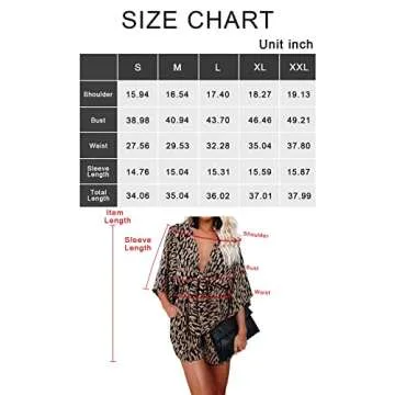 PRETTYGARDEN Women's Jumpsuit Floral Print V Neck Rompers for Women Dressy Short Sleeve Tie Front Summer Sexy Short Romper (Brown, X-Large)