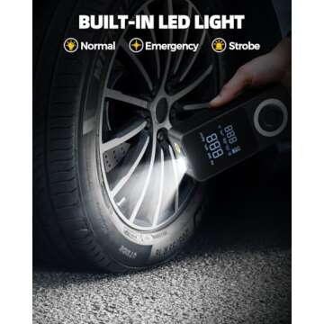 Cordless Tire Inflator Portable Air Compressor 150 PSI