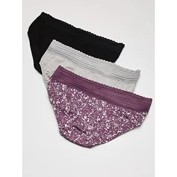 Warner's Blissful Benefits No Muffin Hipster Panties 3 Pack