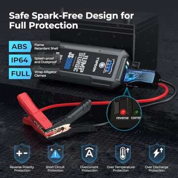 TOPDON 2000A Car Battery Jump Starter for All Vehicles