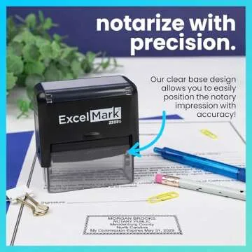 ExcelMark Self Inking Notary Stamp - North Carolina
