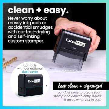 ExcelMark Self Inking Notary Stamp - North Carolina