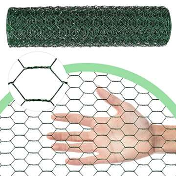 Sturdy Chicken Wire 236 in for Gardens & Pets