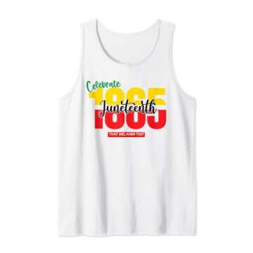 Juneteenth Vibes 1865 Black Owned Celebrate Juneteenth Tank Top