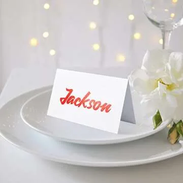 Elegant 120 Pcs Place Cards for Events and Weddings