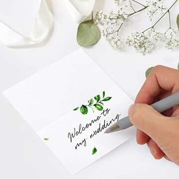 Elegant 120 Pcs Place Cards for Events and Weddings