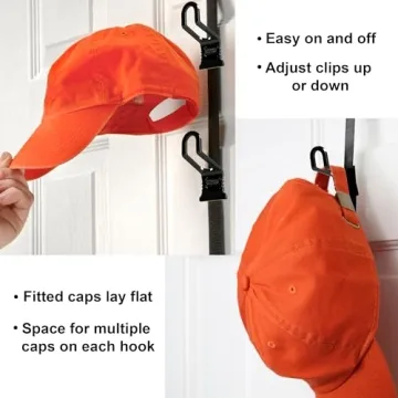 Perfect Curve Hat Organizer CapRack for 36 Caps