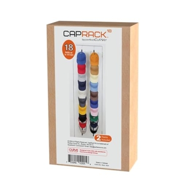 Perfect Curve Hat Organizer CapRack for 36 Caps