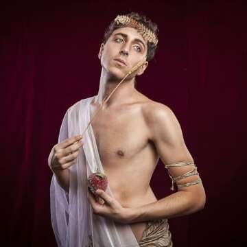 EAWIN Roman Emperor Crown Laurel Wreath Gold Leaf Headband Toga Costume Accessory Caesar Circlet Wedding Headpiece