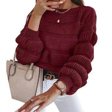 PRETTYGARDEN Women's 2024 Fall Chunky Knit Sweater - Cozy & Stylish