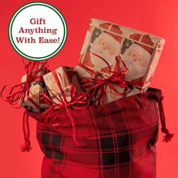 Eco-Friendly Christmas Gift Bags - Reusable & Large Size