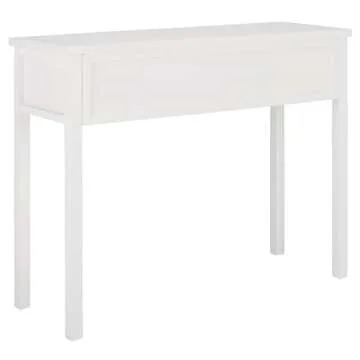 SAFAVIEH Home Collection Cindy Farmhouse White 3-Drawer Console Table
