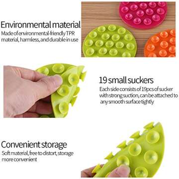 Creative Kids Suction Mats - Safe & Versatile Tableware