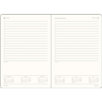 LEUCHTTURM1917 - Daily Planner 2025, Hardcover, Medium (A5), Sky (Jan 1 - Dec 31, 2025)