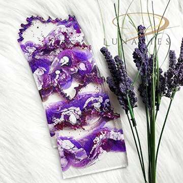 RESINWORLD Silicone Coaster Molds for Unique Resin Art