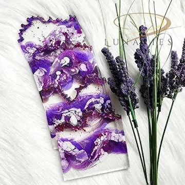 RESINWORLD Silicone Coaster Molds for Unique Resin Art