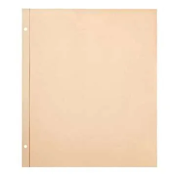 Pioneer Photo Albums XL 50 Beige Page Scrapbook (25 Sheets), White