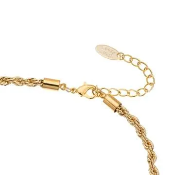 Itcoery Women’s Baroque Pearl Gold Plated Necklace