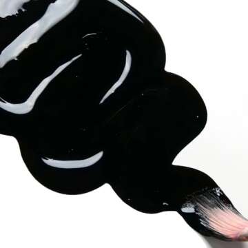 High Flow Acrylics by GOLDEN, Carbon Black 16 fl. oz. Paint