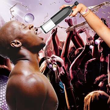 Bestbase Alcohol Shot Gun - Load Your Favorite Alcohol, Aim, Shoot And Drink, Alcohol Gun Shooter Alcohol Gifts for Bachelor Party, Epic Shot Party Bubbly Blaster Champagne Gun