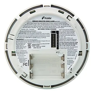 Kidde Wireless Smoke Detector - Battery Operated Safety Alarm