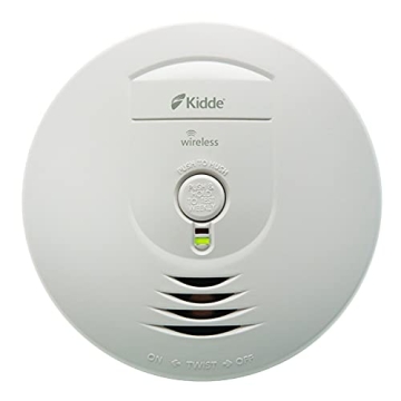 Kidde Wireless Smoke Detector - Battery Operated Safety Alarm