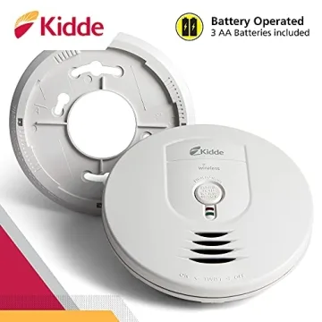 Kidde Wireless Smoke Detector - Battery Operated Safety Alarm