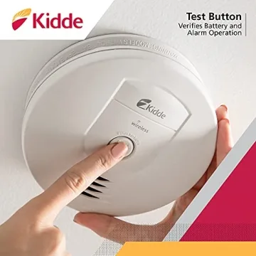 Kidde Wireless Smoke Detector - Battery Operated Safety Alarm