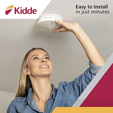Kidde Wireless Smoke Detector - Battery Operated Safety Alarm