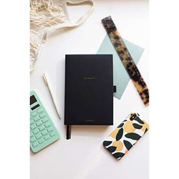 Scribble & Dot® Budget Planner - Designed to help you Mindfully Plan and Manage your Finances. Goals, Financial Planning, Bill & Budget Trackers, Monthly Overviews, Spending Trackers & Much More