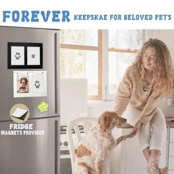 MYPAWLETS Inkless Pet Paw Print Kit,Clean Touch Ink Pad for Dog Paw Prints,Mess-Free Paw Print Stamp Pad for Dogs Cats,Dog Nose Print Kit,Personalized Pet Lover,Dog Mom Gift-4M