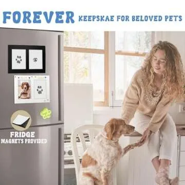 MYPAWLETS Inkless Pet Paw Print Kit,Clean Touch Ink Pad for Dog Paw Prints,Mess-Free Paw Print Stamp Pad for Dogs Cats,Dog Nose Print Kit,Personalized Pet Lover,Dog Mom Gift-4M