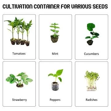 BEWAVE 15 Pack Seed Starter Tray 72 Cell Thick Gardening Germination Trays with Drain Holes Reusable Plant Grow Plug Trays Mini Propagator for Seeds Growing