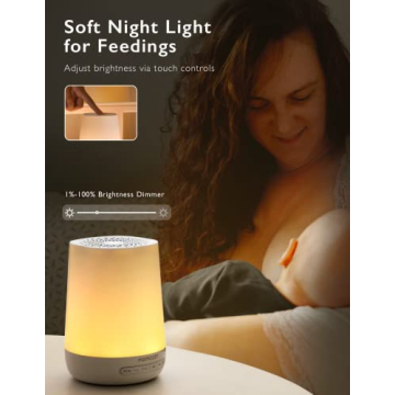 Momcozy Baby Sound Machine with Night Light - 34 Sounds