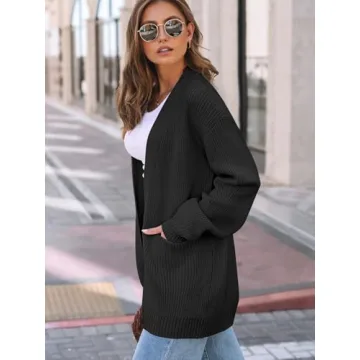 LILLUSORY Women's Oversized Cardigan for Fall Fashion