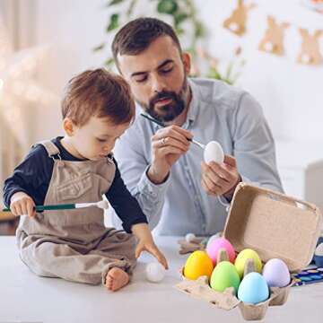 Half Dozen Vintage Egg Cartons 25 Pack - Eco-Friendly Pulp 6 Count Storage for Eggs