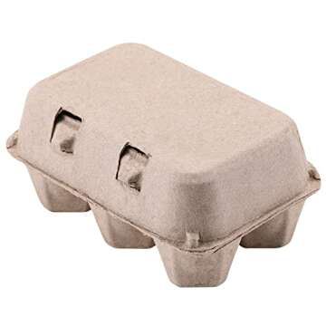 Vintage Egg Cartons 25 Pack for 6 Eggs Storage Solutions