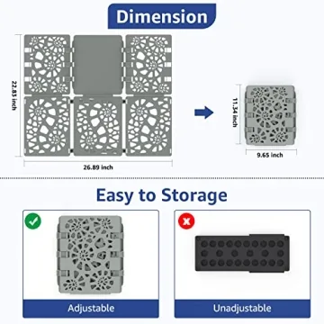 BoxLegend Shirt Folding Board V2 - Easy Clothes Organizer
