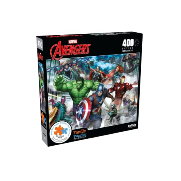 Buffalo Games - Marvel - Avengers, Assemble! - 400 Piece Jigsaw Puzzle for Families -Challenging Puz...