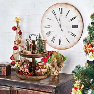 Versatile Tiered Tray Stand for Seasonal Decor