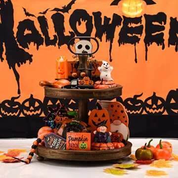 Versatile Tiered Tray Stand for Seasonal Decor