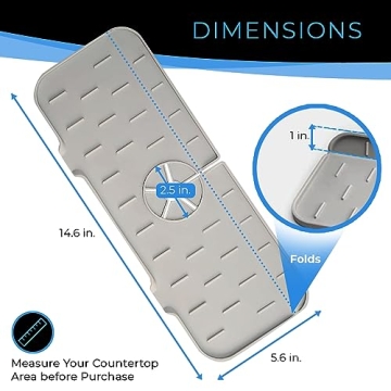 Purchase Silicone Faucet Handle Drip Catcher Tray Mats Now