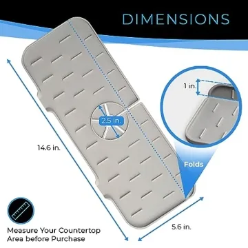 Purchase Silicone Faucet Handle Drip Catcher Tray Mats Now