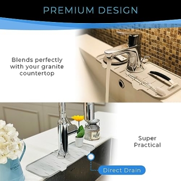 Purchase Silicone Faucet Handle Drip Catcher Tray Mats Now