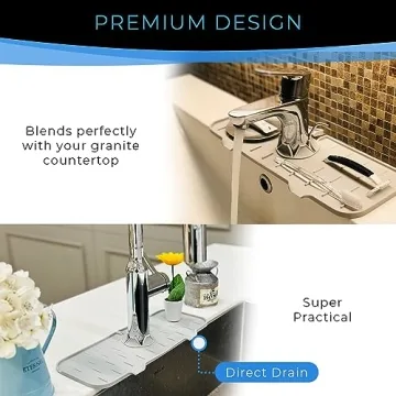 Purchase Silicone Faucet Handle Drip Catcher Tray Mats Now