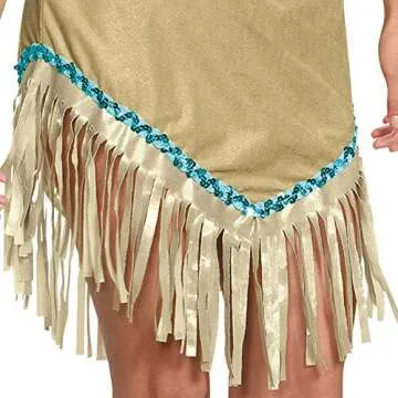 Disguise womens pocahontas adult sized costumes, Multi, S 4-6 US