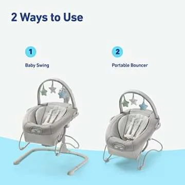Graco Soothe 'n Sway LX Swing with Portable Bouncer