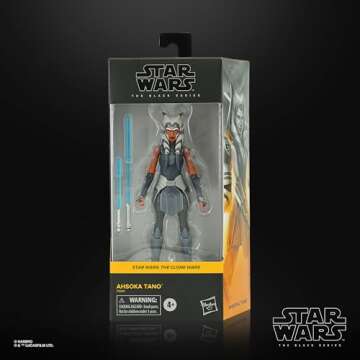 STAR WARS The Black Series Ahsoka Tano Toy 6-Inch-Scale The Clone Wars Collectible Action Figure, To...
