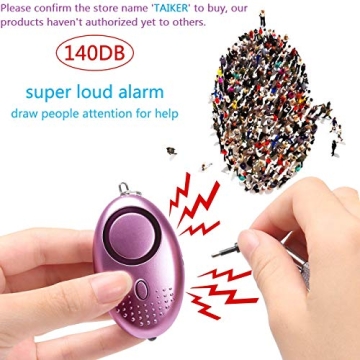 Personal Alarm for Women with 140DB Loud Siren